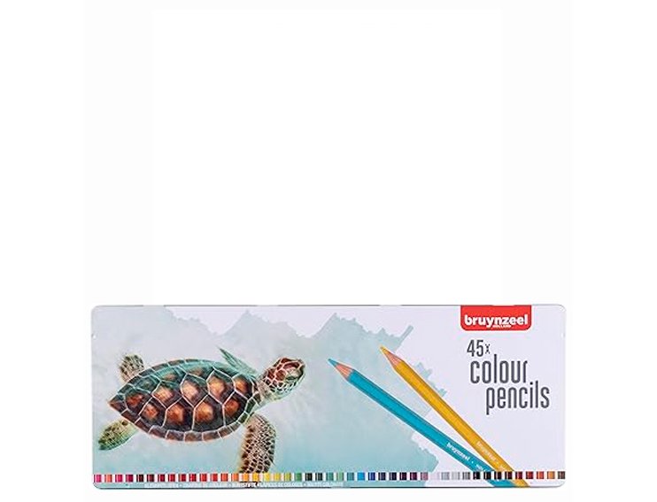 LAPIZ TALENS Bruynzeel CAJA METAL DE 45 COLORES