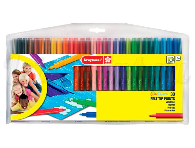 ROTULADOR TALENS BRUYNZEEL CAJA 30 COLORES