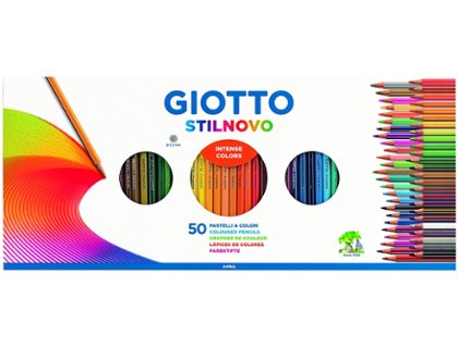 LAPIZ GIOTTO STILNOVO CAJA 50 LAPICES DE COLORES