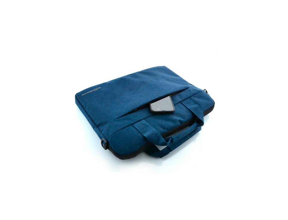 CARTERA DOCUMENTO PORTATIL 15 PULGADAS OFFICE BOX GLOBAL AZUL