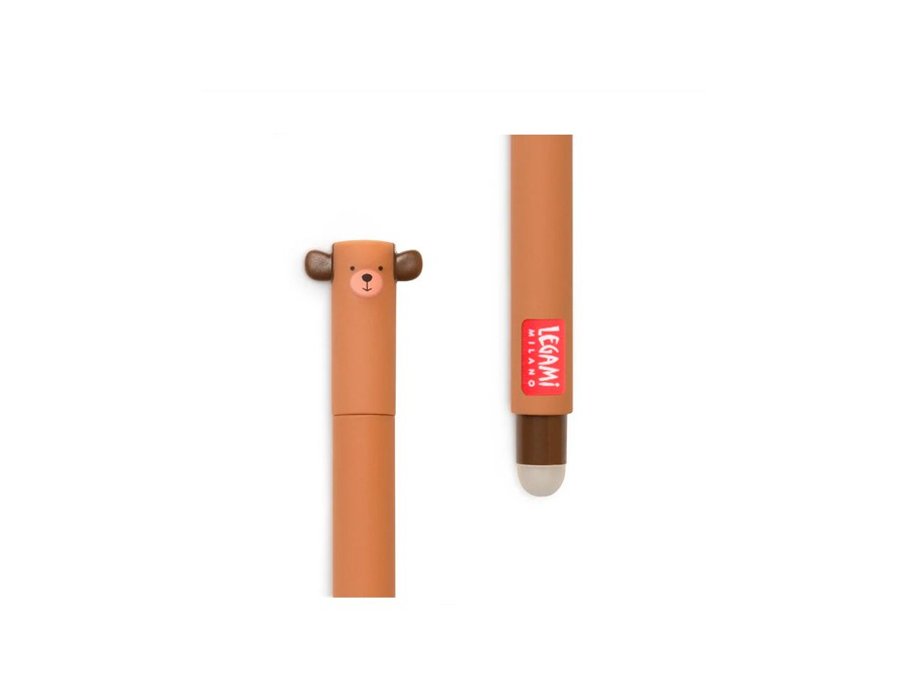 BOLIGRAFO GEL BORRABLE LEGAMI OSO ROJO