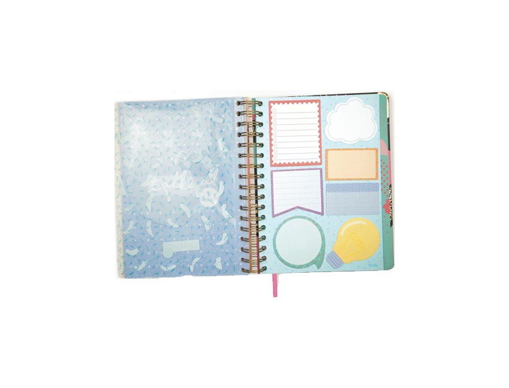 AGENDA ANUAL ESPIRAL 155X215 MM Semana Vista FINOCAM TALKUAL AQUI