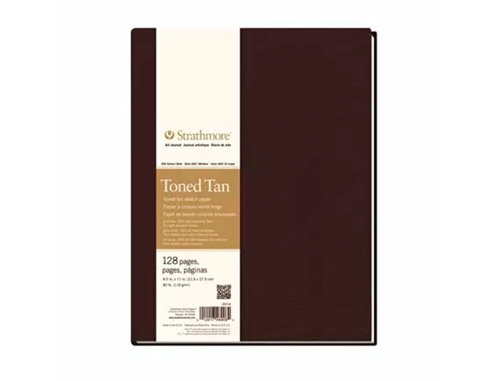 BLOC DE DIBUJO STRATHMORE SKETCH TONED 21,6X27,9CM 64H 118 GRS TONO MARRON