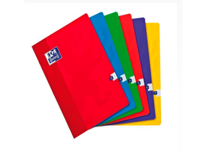 CUADERNO OXFORD SCHOOL DINA4 48 Hojas PAUTA FRANCES COLORES SURTIDOS