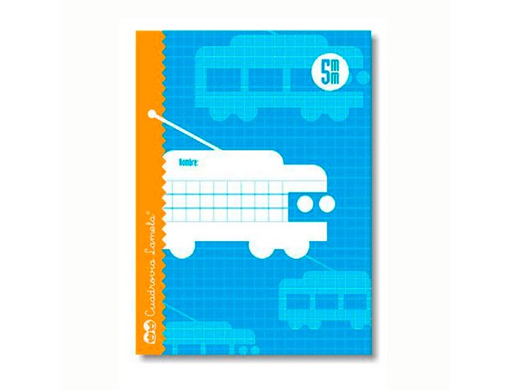 CUADERNO ESCOLAR LAMELA CUARTO 16 Hojas CUADRO 5.0 MM