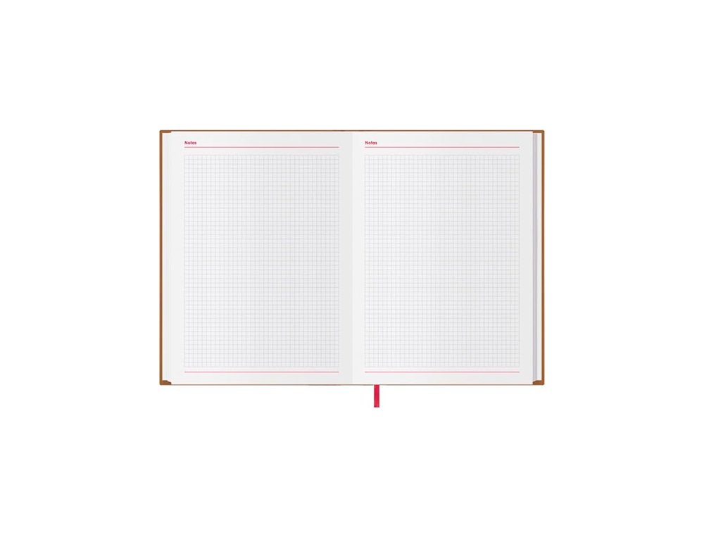 AGENDA PLANNING PERPETUA ENCUADERNADO DOHE TAPA POLIPIEL DIN A4 384 PAGINAS DIA PAGINA PAPEL BLANCO 70 Gramos CAMEL