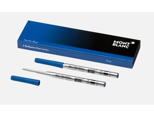 RECAMBIO BOLIGRAFO MONTBLANC PACK 2 Uds. AZUL ROYAL FINO