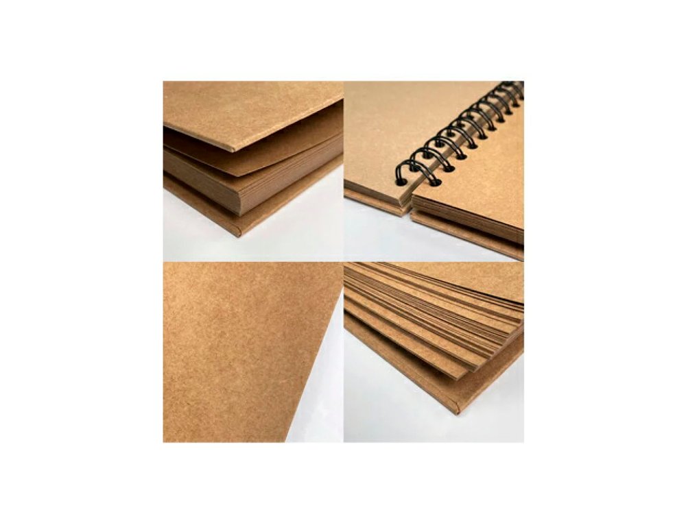 ALBUM SCRAP TAPA DURA 40 HOJAS 200 Gramos 27X20 Cm KRAFT CLAIREFONTAINE