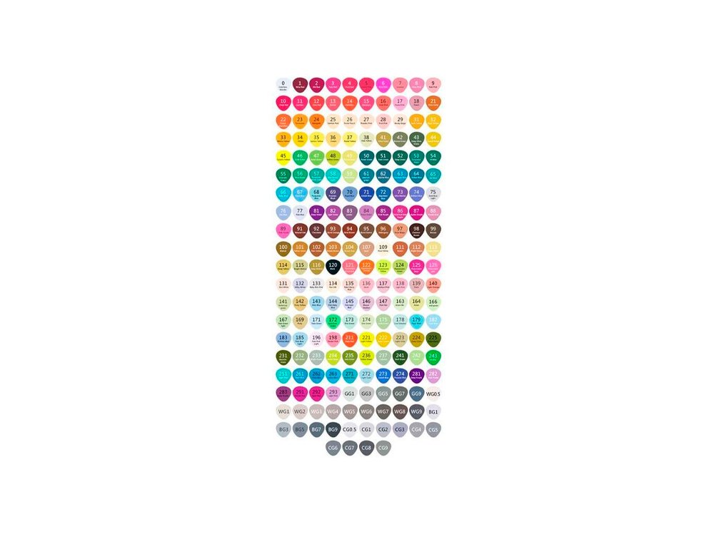 ROTULADOR DOBLE PUNTA PROMARKER LUXURY CANVAS ARTIST NEGRO ESTUCHE 240 Piezas