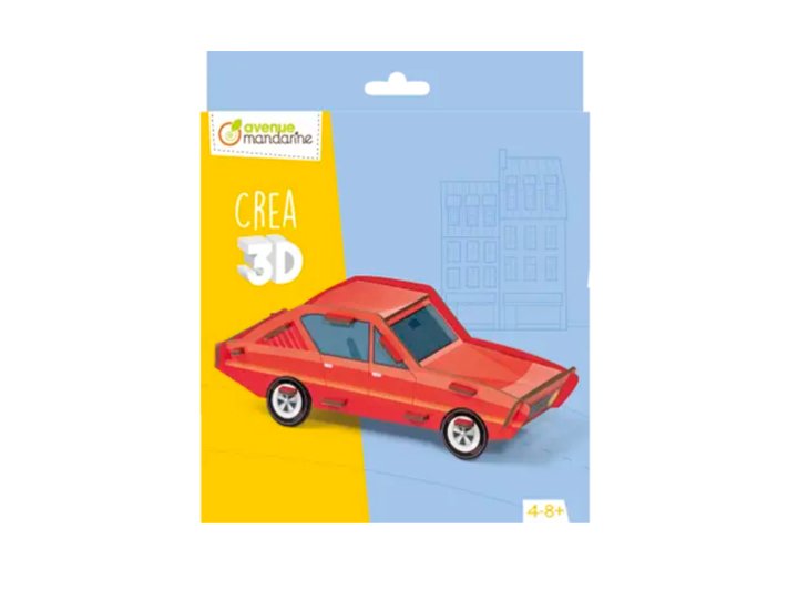PUZZLE CREA AVENUE MANDARINE 3D COCHE