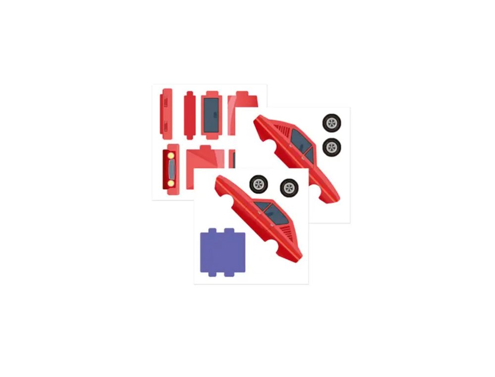 PUZZLE CREA AVENUE MANDARINE 3D COCHE