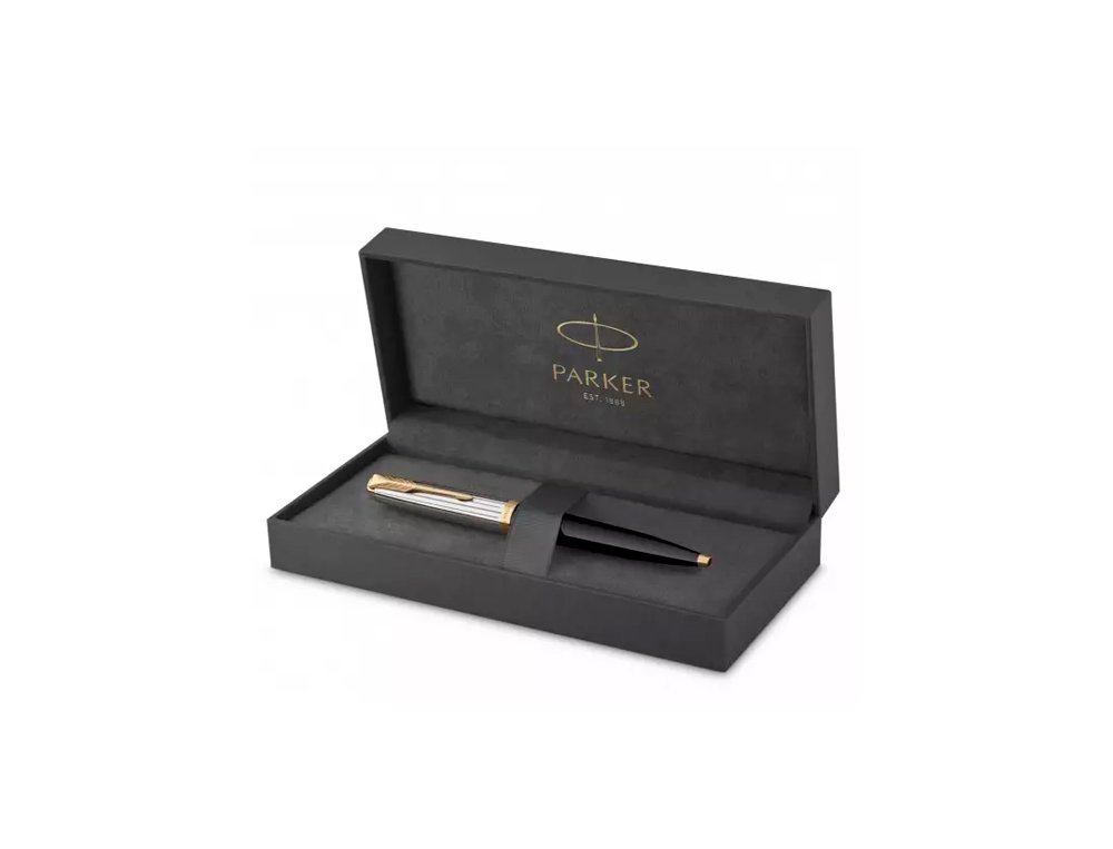 BOLIG PARKER 51 PREMIUM NEGRO CROMADO Y DETALLES DORADOS GB