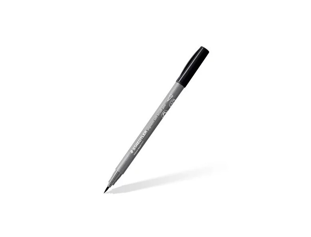 ROTULADOR STAEDTLER PIGMENT BRUSH PACK 6 COLORES