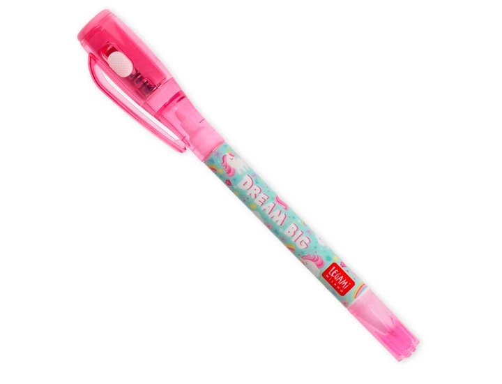 BOLIGRAFO MAGICO TINTA INVISIBLE UNICORNIO LEGAMI