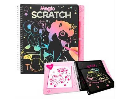 CUADERNO YLVI MAGIC SCRATCH TOP MODEL