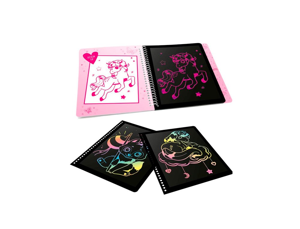 CUADERNO YLVI MAGIC SCRATCH TOP MODEL