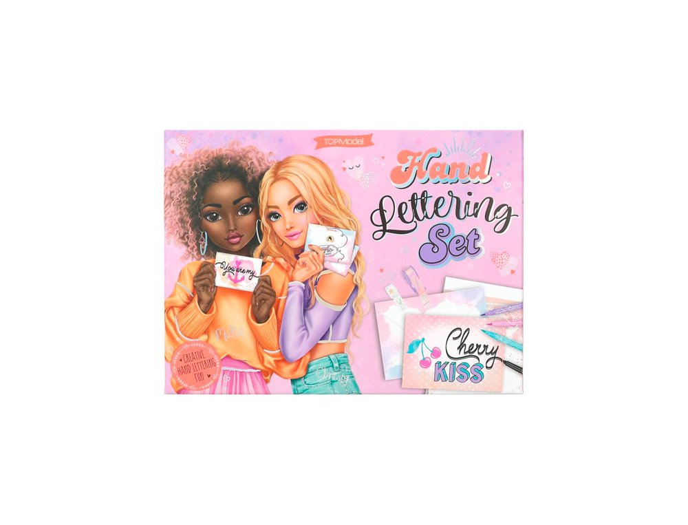 SET DE CARTAS Y LETTERING BOX TOP MODEL