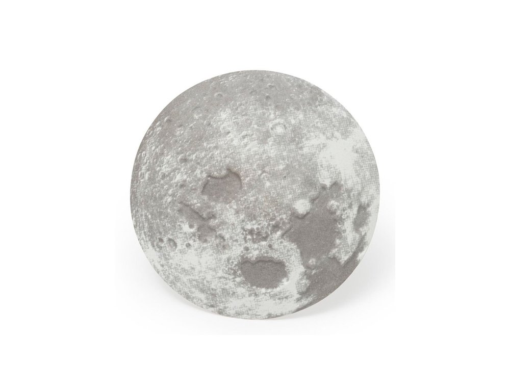 DECORACION LUNA FOSFORESCENTE ADHESIVA