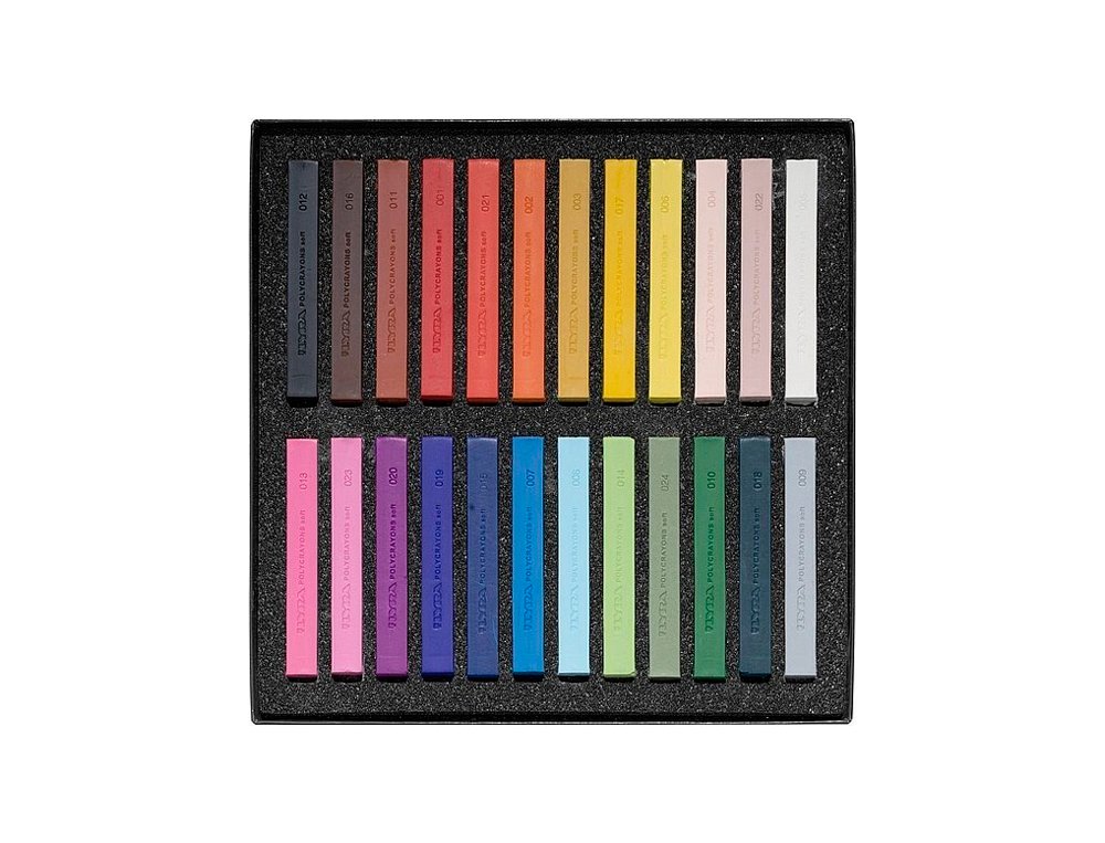 PASTEL LYRA POLYCRAYINS SOFT CAJA 24 COLORES