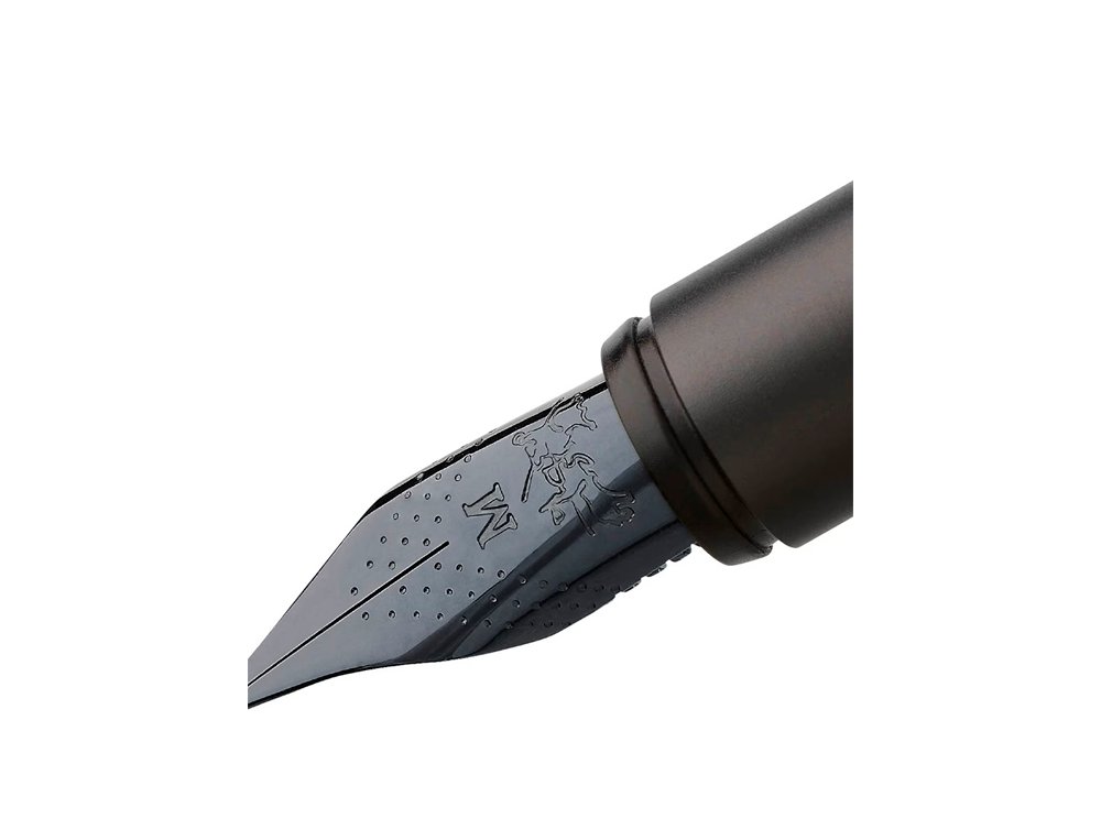 PLUMA FABER CASTELL NEO SLIM ALUMINIO GUN METAL NEGRA PLUMIN F