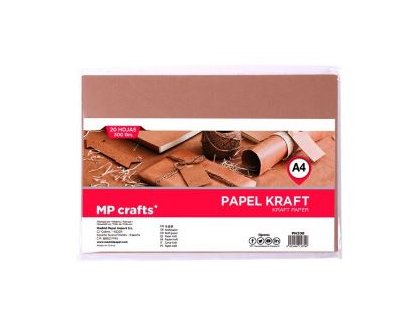PAPEL KRAFT DINA4 300 GRAMOS PACK 20 HOJAS