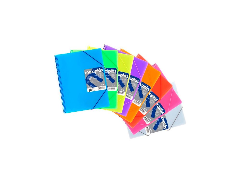 CARPETA FUNDAS DINA4 20 FUNDAS ESPIRAL GRAFOPLAS GLOSS VERDE