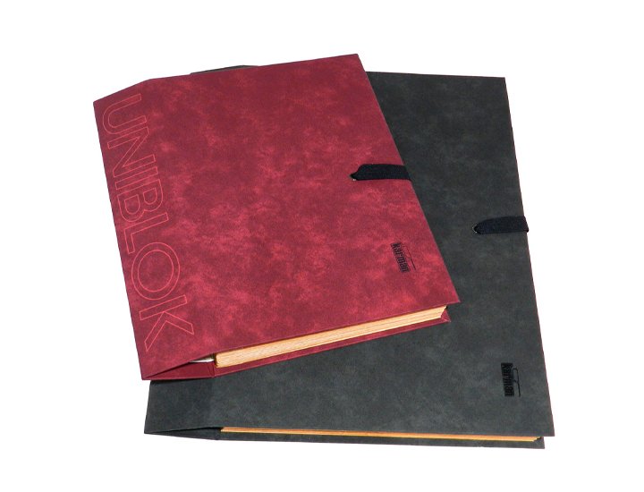 CARPETA FUELLE CARTON TELA CUARTO A-Z/1-31 BURDEOS