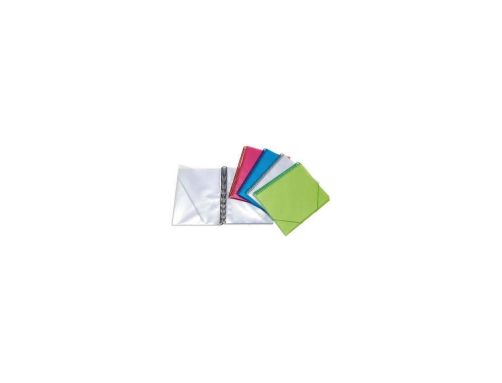 CARPETA FUNDAS DINA4 30 FUNDAS ESPIRAL GRAFOPLAST MAXIPLAS TRASLUCIDA ROJO