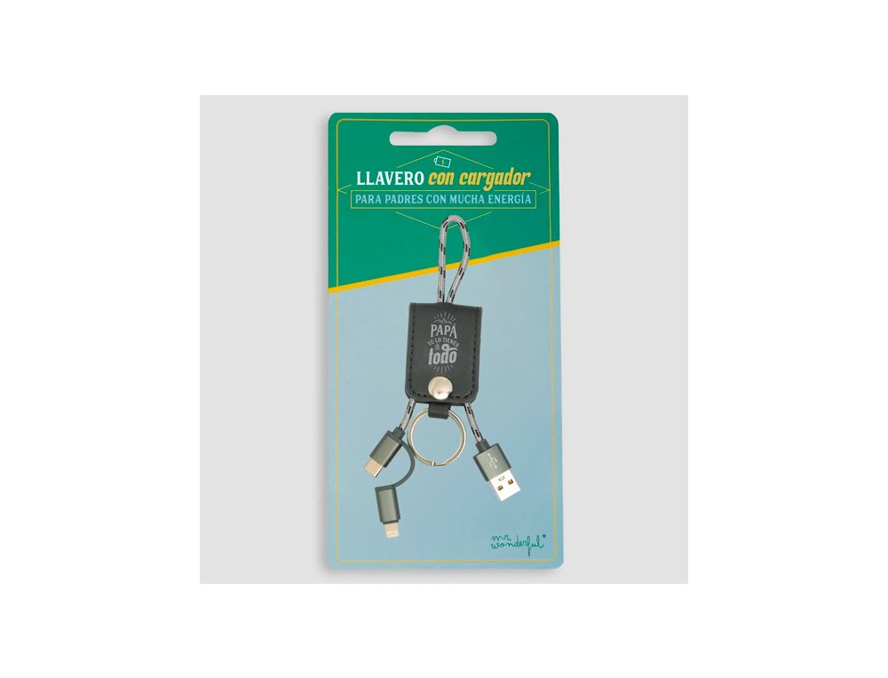 LLAVERO CON CARGADOR MOVIL