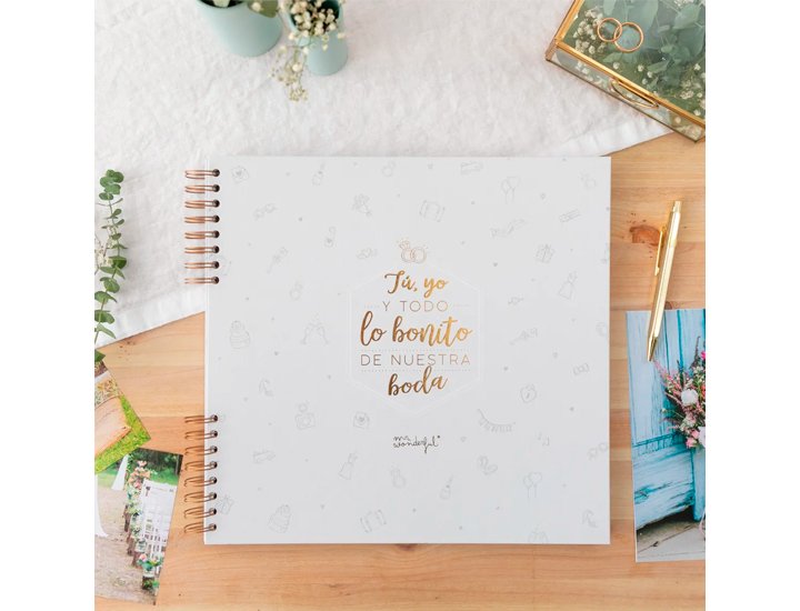 ALBUM FOTOS TU, YO Y TODO LO BONITO DE NUESTRA BODA MR WONDERFUL