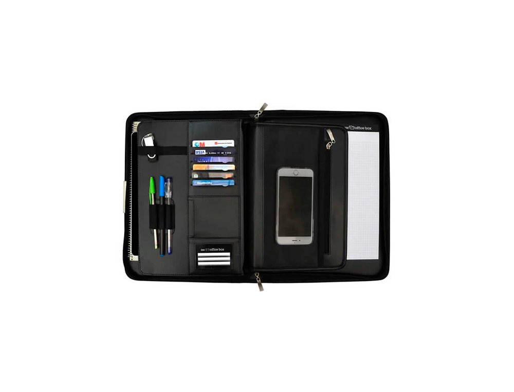 CARPETA CONGRESO OFFICE BOX DYNAMIC CREMALLERA Y ANILLAS
