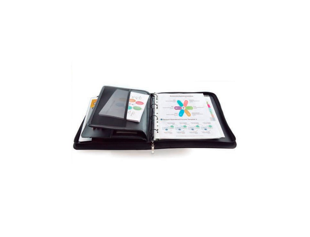 CARPETA CONGRESO OFFICE BOX DYNAMIC CREMALLERA Y ANILLAS