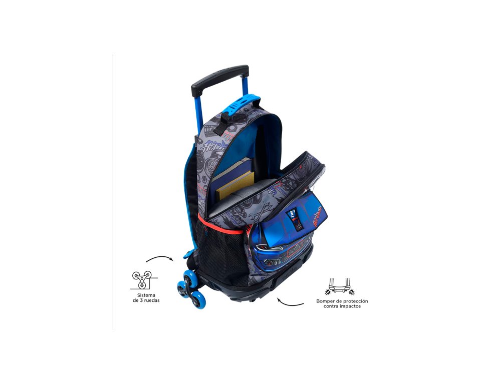 CARTERA COLEGIAL TOTTO MORRAL 3 RUE BOMPER RACING L 5HR