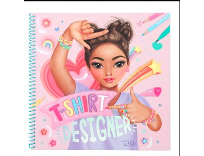 LIBRO DE COLOREAR T-SHIRT DESIGNER TOP MODEL
