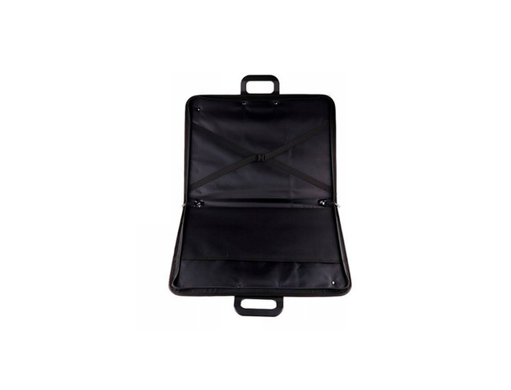 CARPETA DIBUJO 1 CREMALLERA PLASTICO 59,4X42 CMS DINA2 CON ASAS ARTIX NEGRO