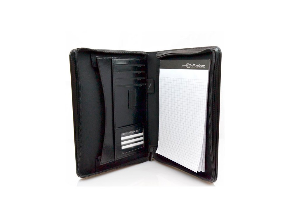 PORTAFOLIO OFFICE BOX DYNAMIC CLASSIC CREMALLERA DINA4 NEGRO
