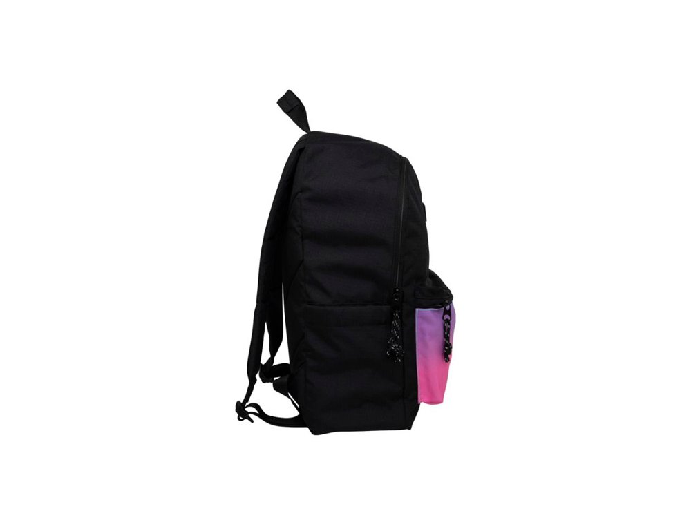 MOCHILA ESCOLAR 2 CREMALLERAS 22 LITROS MILAN SUNSET NEGRA