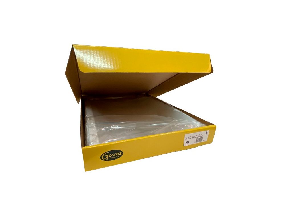 FUNDA MULTITALADRO CRISTAL 80 Micras CAJA 100 Unidades FOLIO GOVEZ