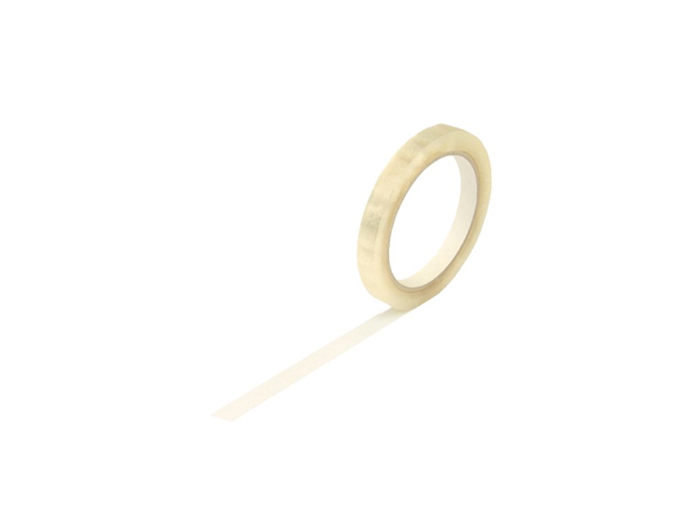 CINTA ADHESIVA 12 mm X 66 Metros TRANSPARENTE GOVEZ