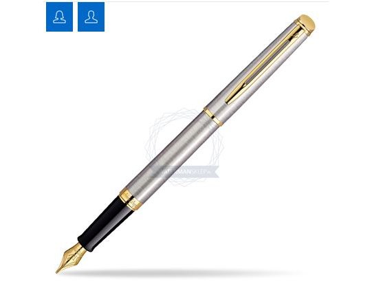 PLUMA WATERMAN HEMISPHERE ACERO GT PLUMIN F