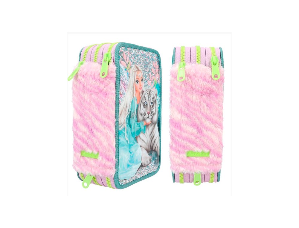 ESTUCHE TRIPLE CON LENTEJUELAS TOPMODEL