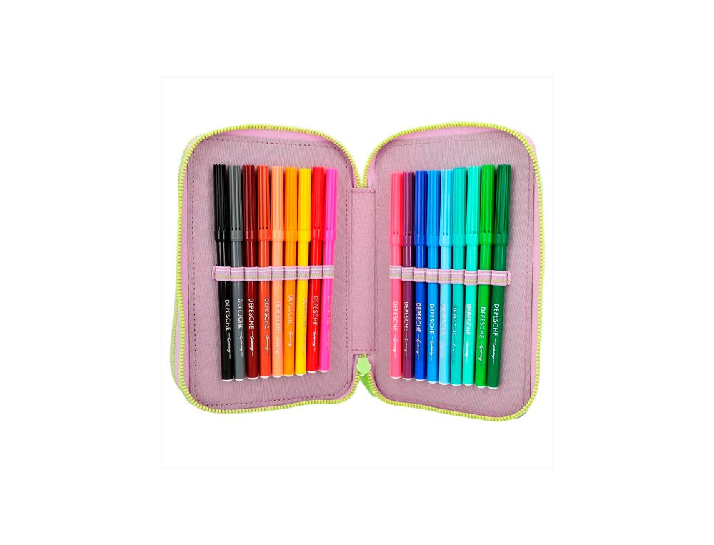 ESTUCHE TRIPLE CON LENTEJUELAS TOPMODEL