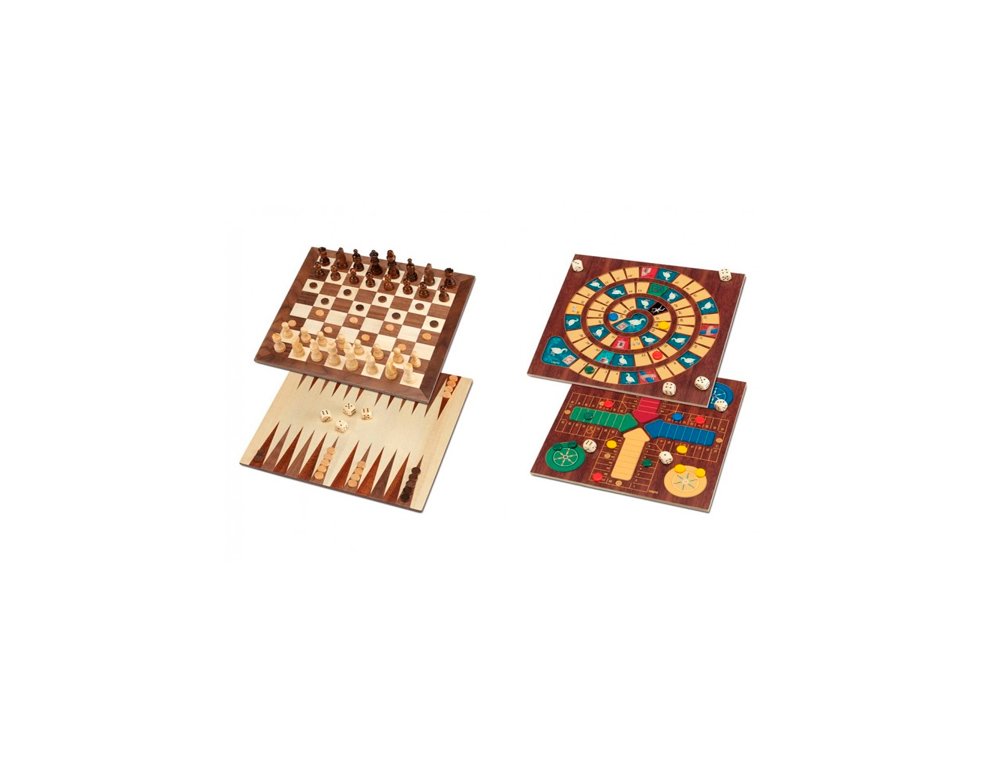 JUEGO DE MESA 5 JUEGOS PLUS CAYRO