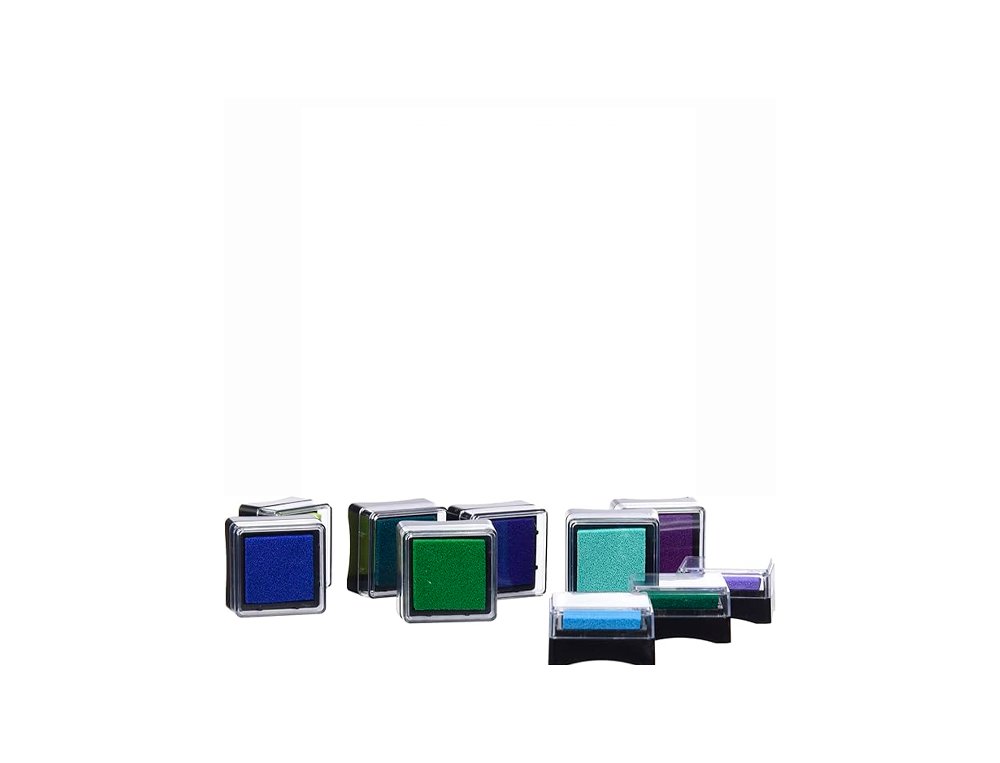 TAMPONES DE TINTA COLOR AQUA