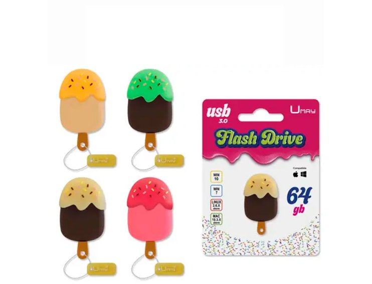 PENDRIVE USB 64 GB ICE CREAM
