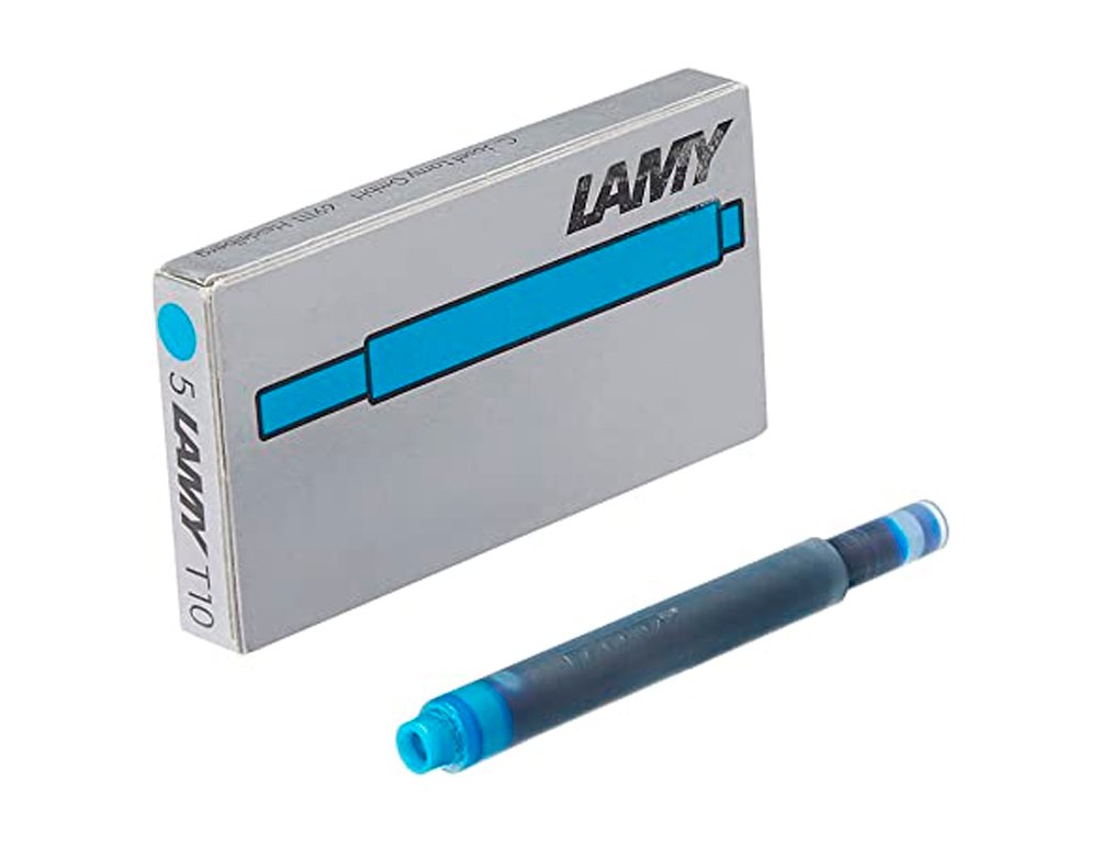TINTA LAMY CARTUCHO Caja de 5 Unidades T10 TURQUESA