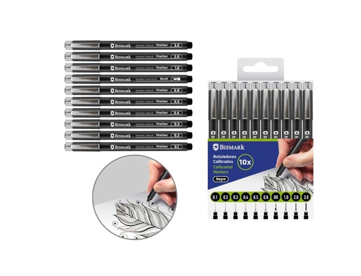 ROTULADOR CALIBRADO BISMARK PACK DE 10 Unidades