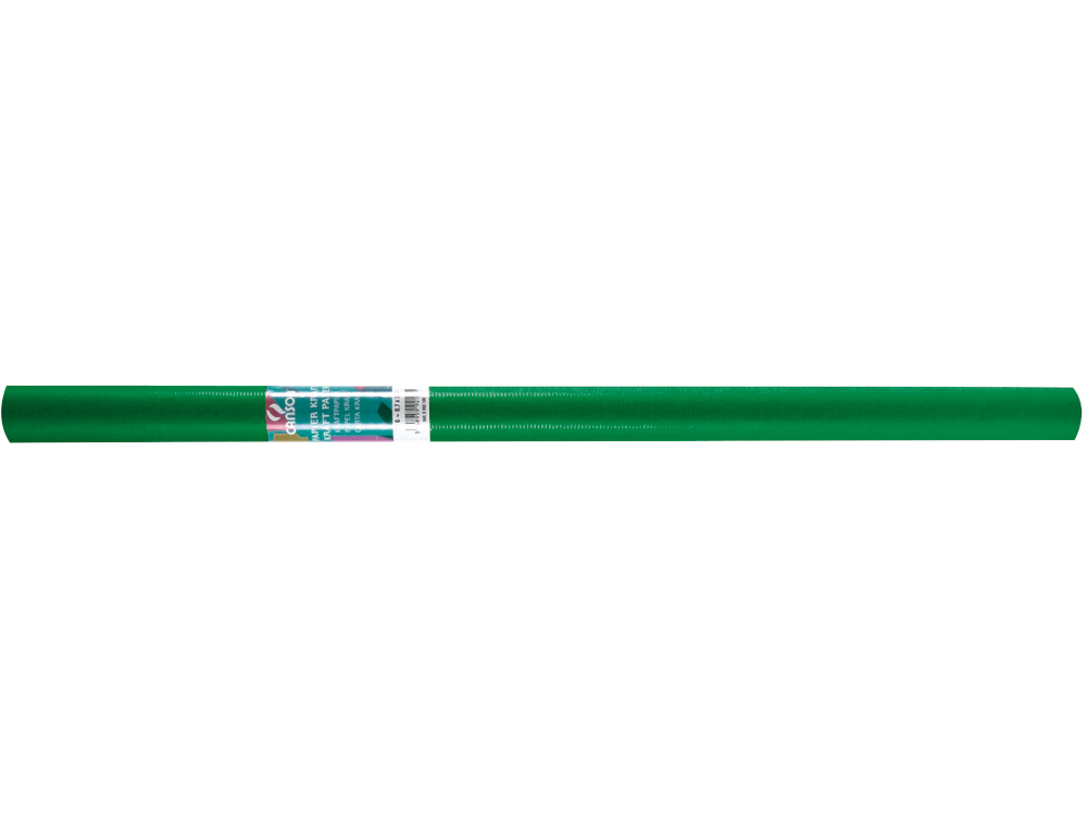 PAPEL KRAFT ROLLO 1,00X25MTS VERDE PINO