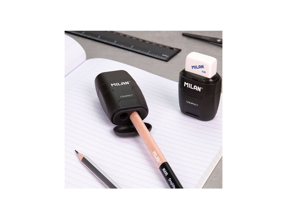 AFILALAPIZ MILAN CON DEPOSITO + GOMA COMPACT SHADOW NEGRO