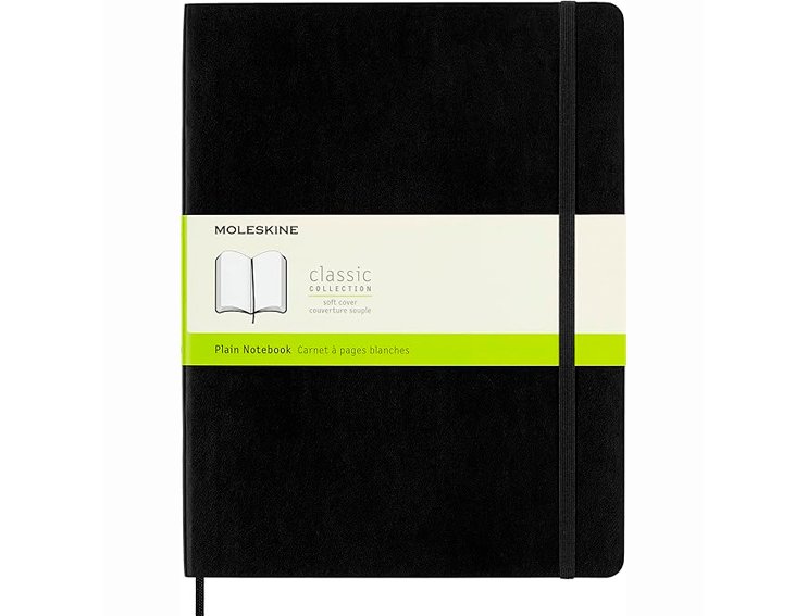CUADERNO MOLESKINE CLASSIC POCKET NEGRO HOJAS LISAS BLANCAS